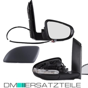 VW Touran right wing mirror 10-15 with indicator electr....