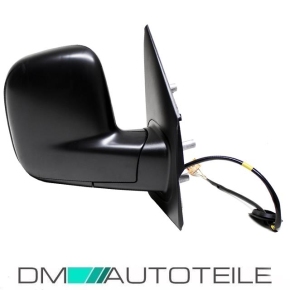 VW T5 right wing mirror 03-09 black electric, heatable...