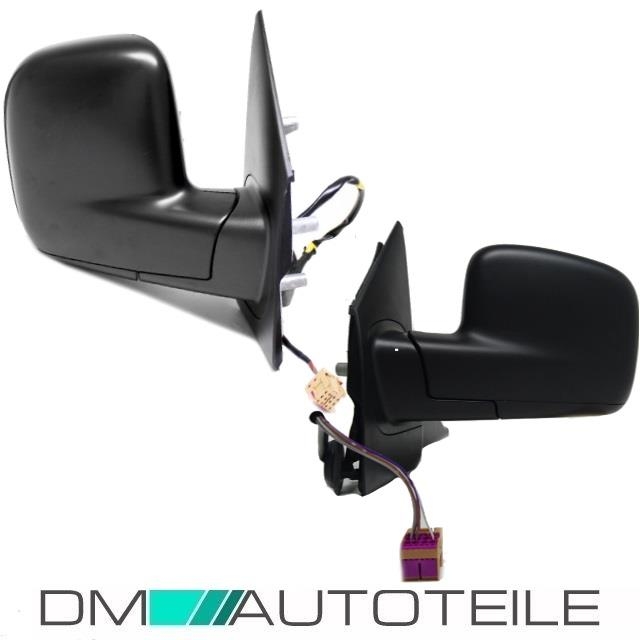 VOLKSWAGEN T5 TRANSPORTER 2003-2010 ELECTRIC BLACK DOOR WING MIRROR RH RIGHT