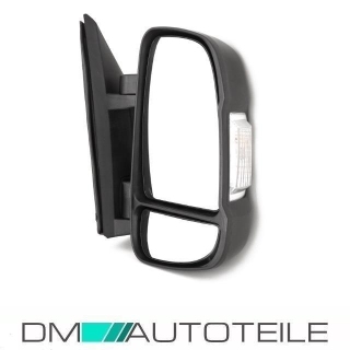 Außenspiegel Links passt für Fiat Ducato Jumper Boxer 06-14 manuell kurz Arm