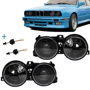 Depo headlights with Projektor Smoked black H1/H1 fits on...