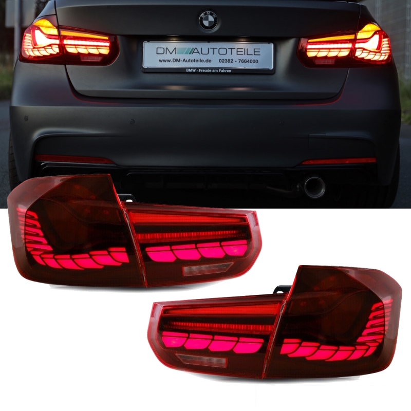 Set LED Rückleuchten Set Rot dynamische Blinker OLED Funktion passt für BMW  F30 F35 Bj 13