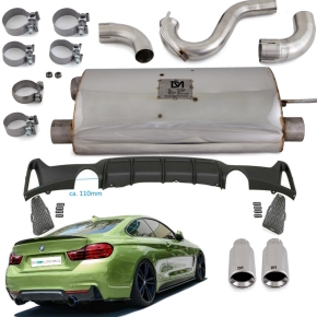 MADE IN Germany 435d Performance Duplex Exhaust System...