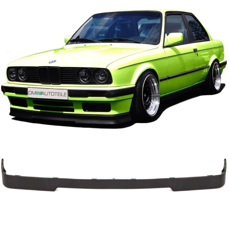 Frontspoiler Lippe vorne Spoiler unten Schwarz 87-94 passend für BMW alle  E30 nicht IS