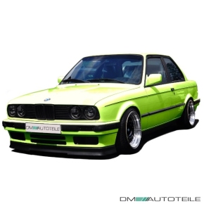 Bumper Front Spoiler Lip Splitter Black to Modify IS fits on BMW E30 82-94 all Models