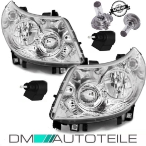 Set Fiat Ducato headlights left & right 06-10 H1/H7 +...