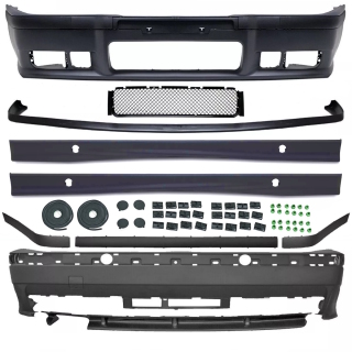 STOßSTANGE Bodykit KOMPLETT+ZUBEHÖR PASST FÜR ALLE BMW E36 MODELLE + M3 M PAKET