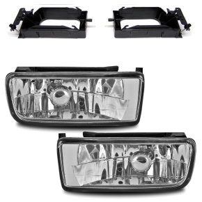 CRYSTAL CHROME FOG LIGHTS LAMPS 316 318 320 325 328 ALL...