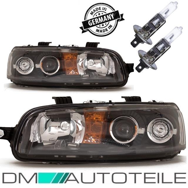RECHTS FIAT PUNTO 188 BJ 99-01 2x SCHEINWERFER H7//H7 OHNE NEBEL LINKS