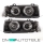 Angel Eyes headlights Set fits on BMW E36 90-99 black Saloon Estate