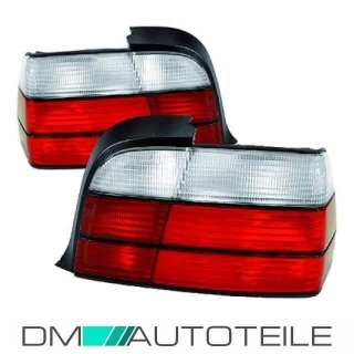BMW E36 Rear Lights Set Set Sedan Red White M3 Design Year 91-99