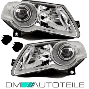 2x f&uuml;r VW Passat 3C B6 Klarglas Scheinwerfer Set...