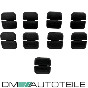 9tlg. Befestigungsset f&uuml;r D&auml;mmatte Motorhaube...
