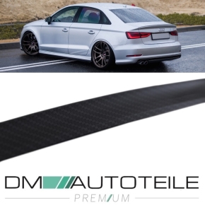 Sport-Heckspoiler Lippe Carbon Design passt für Audi A3 8V Limousine 2013-2021 auch RS3