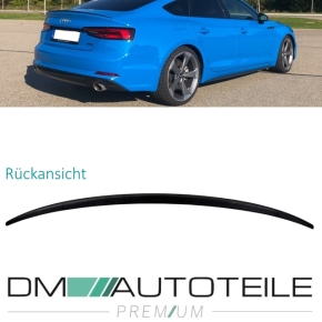  Sport-Heckspoiler Hecklippe Carbon Look passt für Audi A5 B9 Sportback ab Baujahr 2016-2020 auch RS