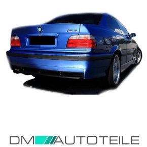 SPORT FRONT BUMPER BODYKIT DIFFUSOR FOG LIGHTS SMOKE+GT SPOILER fits on BMW E36