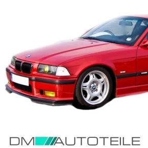 SPORT GT EVO Stoßstange vorne+Nebel Schwarz+ Flaps +ABE* passt für BMW E36 +M3