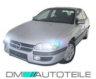 Set Opel (Vauxhall) Omega B clear glass headlights 94-99 for headlamp beam  height control H1/H7 + 1 Set of H1 bulbs