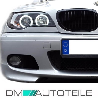 Headlights BMW E46 03-05 Coupe/Cabrio Xenon Angel Eyes CCFL black
