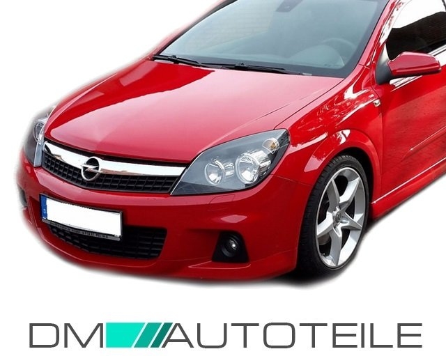 Set Opel Vauxhall Astra H Headlights Left Right Black 04 10 H7 H1 Actuator 4x H7 Philips Bulbs