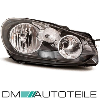 VW Golf 6 VI clear glass headlight right for Hella 08-13 H7-H15