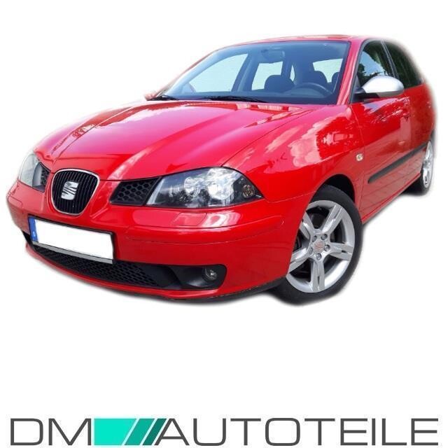Set Seat Ibiza 6l Scheinwerfer Rechts Links 02 06 H7 H3 Schwarz Mit Birnen 