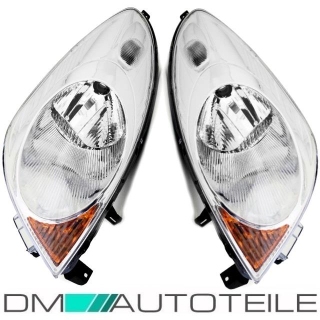 Set Nissan Note E11 Headlights left right H4 06-09