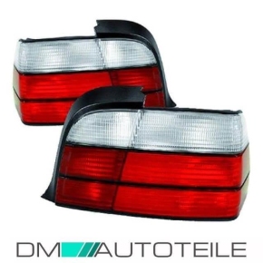 Rear Lights Set Red White M3 Design fits on BMW E36 Coupe...