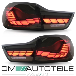 OLED Sequential indicator Set LED Rear lights smoke black fits on all BMW 4-Series F32 F33 F36