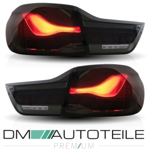 Rückleuchten SET OLED Smoke Klarglas dynamisch passt für BMW 4er F32 F33 F36 F82 F83