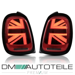 LED Lightbar dynamic Rear Lights SET Red fits on BMW Mini F55 F56 F57 up 2014-2020