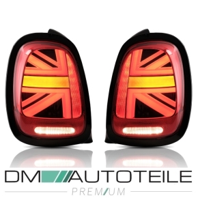 LED Lightbar dynamic Rear Lights SET Red fits on BMW Mini F55 F56 F57 up 2014-2020