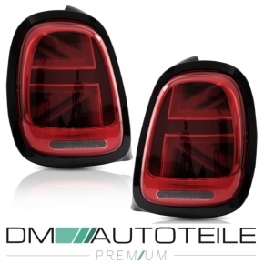 LED Lightbar dynamic Rear Lights SET Red fits on BMW Mini F55 F56 F57 up 2014-2020