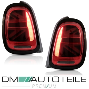 LED Lightbar dynamic Rear Lights SET Red fits on BMW Mini F55 F56 F57 up 2014-2020