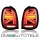 LED Lightbar dynamic Rear Lights SET Red fits on BMW Mini F55 F56 F57 up 2014-2020