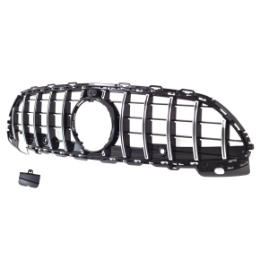 Kidney Grille Black Chrome fits on Mercedes C-Class S206...