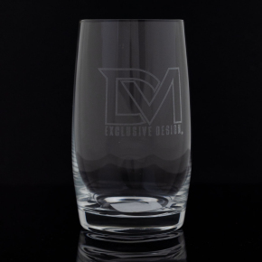 DM Exclusive Design Trinkglas mit Lasergravur 380ml