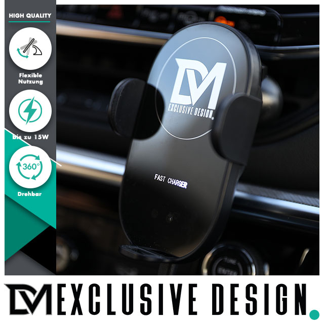 DM Exclusive Design 15W Wireless Charger Auto Handyhalterung