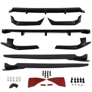 Sport-Performance Bodykit Spoiler + Diffusor black gloss spoiler fits on BMW X7 G07 M-Sport