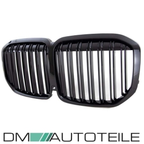Sport-Performance Kühlergrill vorne Schwarz glanz passt für BMW X7 G07 M Performance
