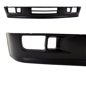 Exklusiv Sport Stoßstange vorne unten schwarz +Spoiler passt für BMW 3er E30 M-Paket II in Wunschfarbe lackiert