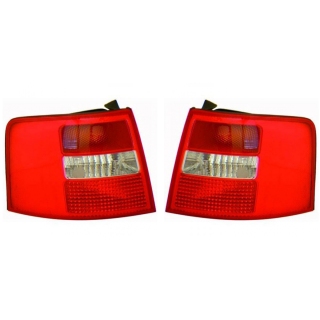 Heckleuchten Rückleuchten  Rot SET passt für Audi A6 C5 Avant 4B5 ab 2001-2005