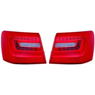 Heckleuchten Rückleuchten Depo / TYC LED SET außen passt für Audi A6 C7 Avant ab 2014-2018