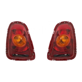 Heckleuchten Rückleuchten Depo TYC SET rot gelb passt für Mini R55 R56 Facelift 2006-2015