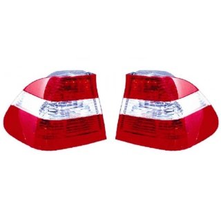 Heckleuchten Rückleuchten Depo / TYC rot weiss SET passt für BMW 3er E46 Limousine 01-05