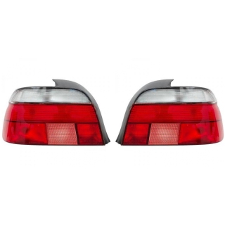 Heckleuchten Rückleuchten Depo / TYC  rot weiss SET passt für BMW 5er E39 95-00
