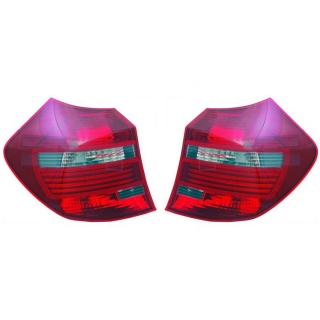Heckleuchten Rückleuchten Depo TYC LED SET rot grau passt für BMW 1er E87 E81 ab 2007-2013