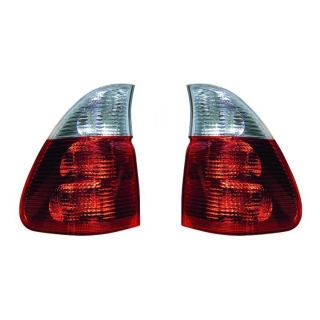 Heckleuchten Rückleuchten Depo / TYC rot weiss SET außen passt für BMW X5 E53 2003-2006