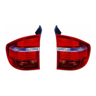 Heckleuchten Rückleuchten Depo / TYC rot SET außen passt für BMW X5 E70 ab 2006-2010