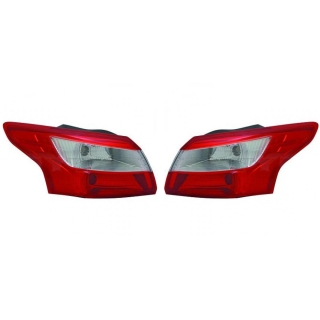 Heckleuchten Rückleuchten Depo / TYC SET passt für Ford Focus III Limousine ab 2010-2014